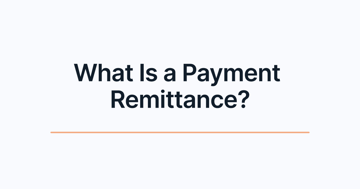 What Is a Payment Remittance?